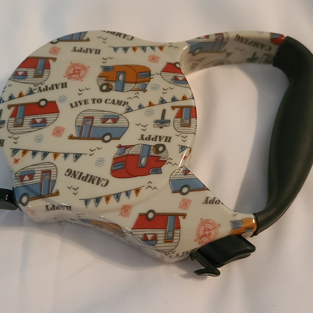 Retractable Dog Leash - Camping Theme
